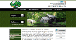 Desktop Screenshot of creeksiderealty.net
